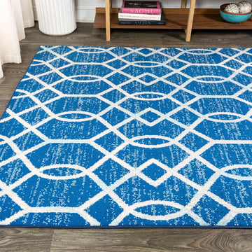 Asilah Ogee Fretwork Area Rug